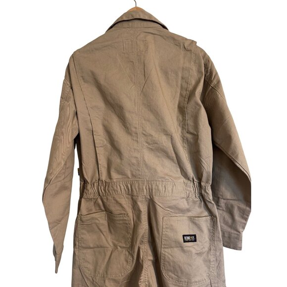 Berne Flame-Resistant Unlined Coveralls Size 40 R HRC-2 Men"s NWT Khaki Welder - Picture 12 of 14